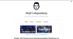 Desktop Screenshot of mattpilz.com