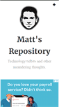 Mobile Screenshot of mattpilz.com